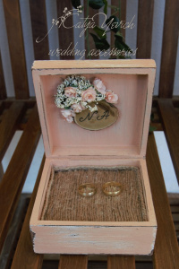 Casket for wedding rings CFW-05